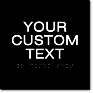 YOUR CUSTOM TEXT Sign - 6x6