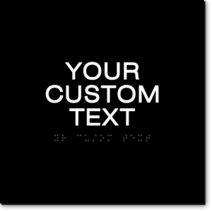 YOUR CUSTOM TEXT Sign - 8x8