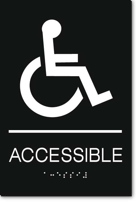 ACCESSIBLE Wheelchair Sign