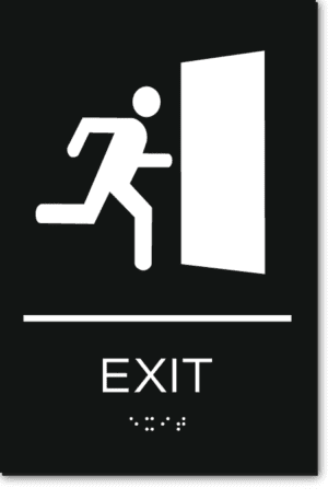 EXIT GRAPHIC Sign