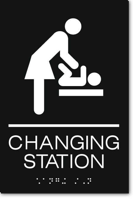 CHANGING STATION Women Sign