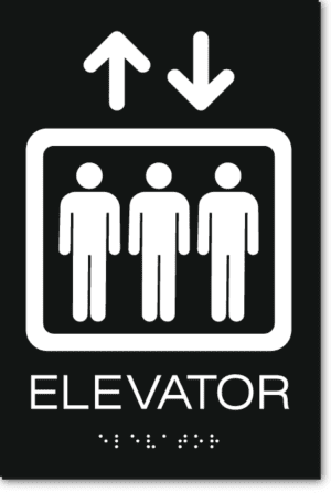 ELEVATOR Sign