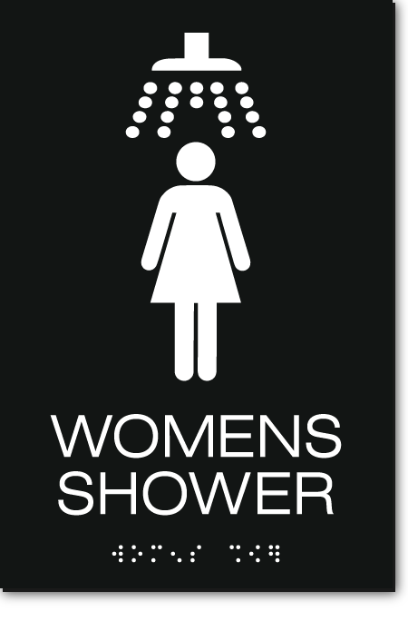 WOMENS SHOWER Sign