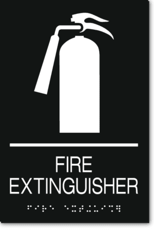 FIRE EXTINGUISHER Sign