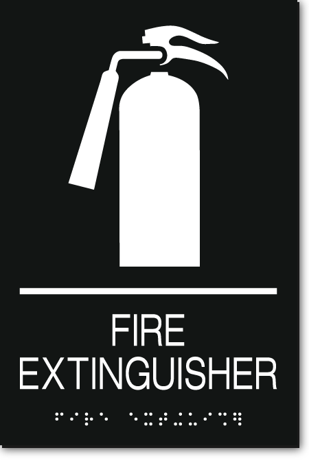 FIRE EXTINGUISHER Sign