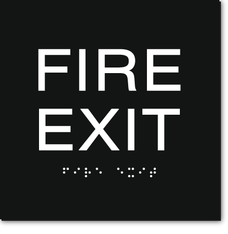 FIRE EXIT Sign