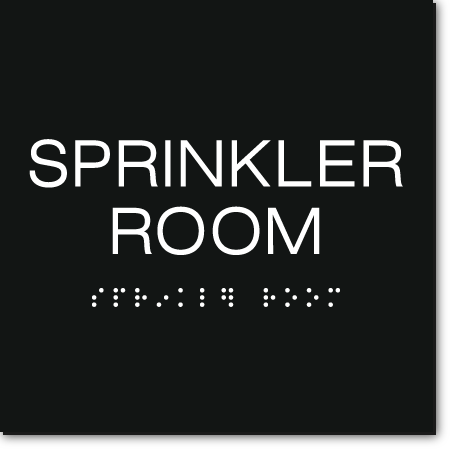SPRINKLER ROOM Sign