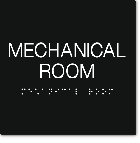 MECHANICAL ROOM Sign