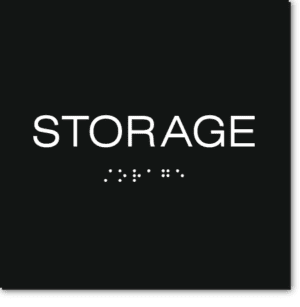 STORAGE Sign