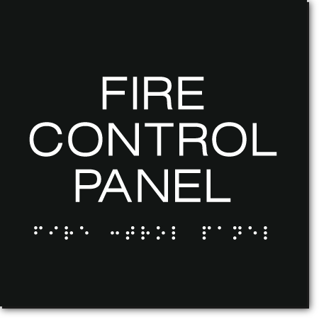 FIRE CONTROL PANEL Sign