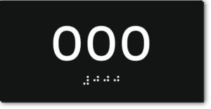 ROOM NUMBER Customized Sign