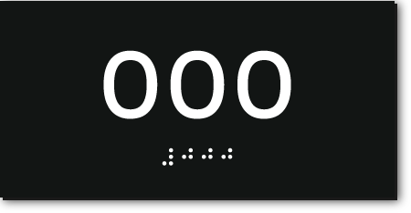 ROOM NUMBER Customized Sign