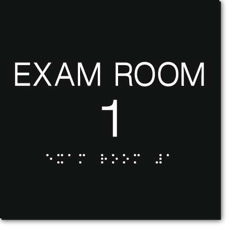 EXAM ROOM NUMBER Customized Sign