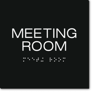 MEETING ROOM Sign