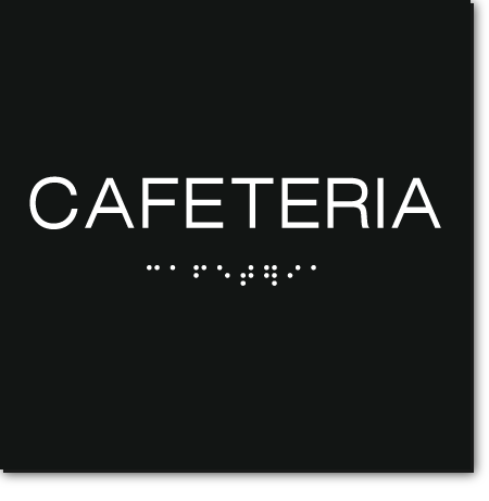CAFETERIA Sign