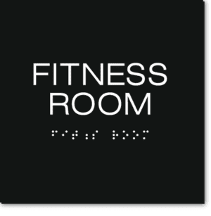 FITNESS ROOM Sign