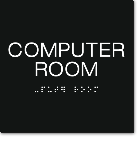 COMPUTER ROOM Sign