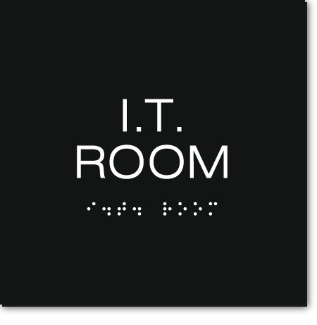 I.T. ROOM Sign