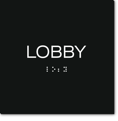LOBBY Sign