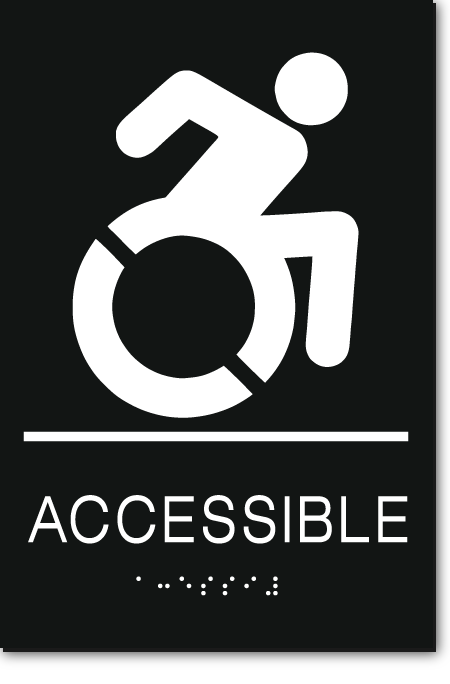 ACCESSIBLE Speedy Wheelchair Sign - NY/CT