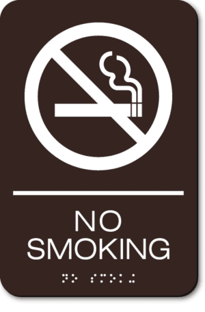Economy NO SMOKING Sign
