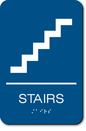 Economy STAIRS Sign