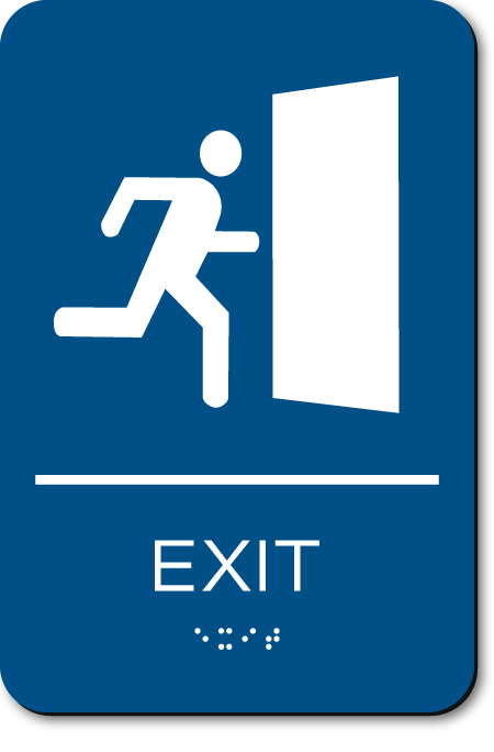 Economy EXIT GRAPHIC Sign